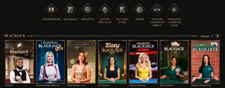Kyngs Casino jeux live
